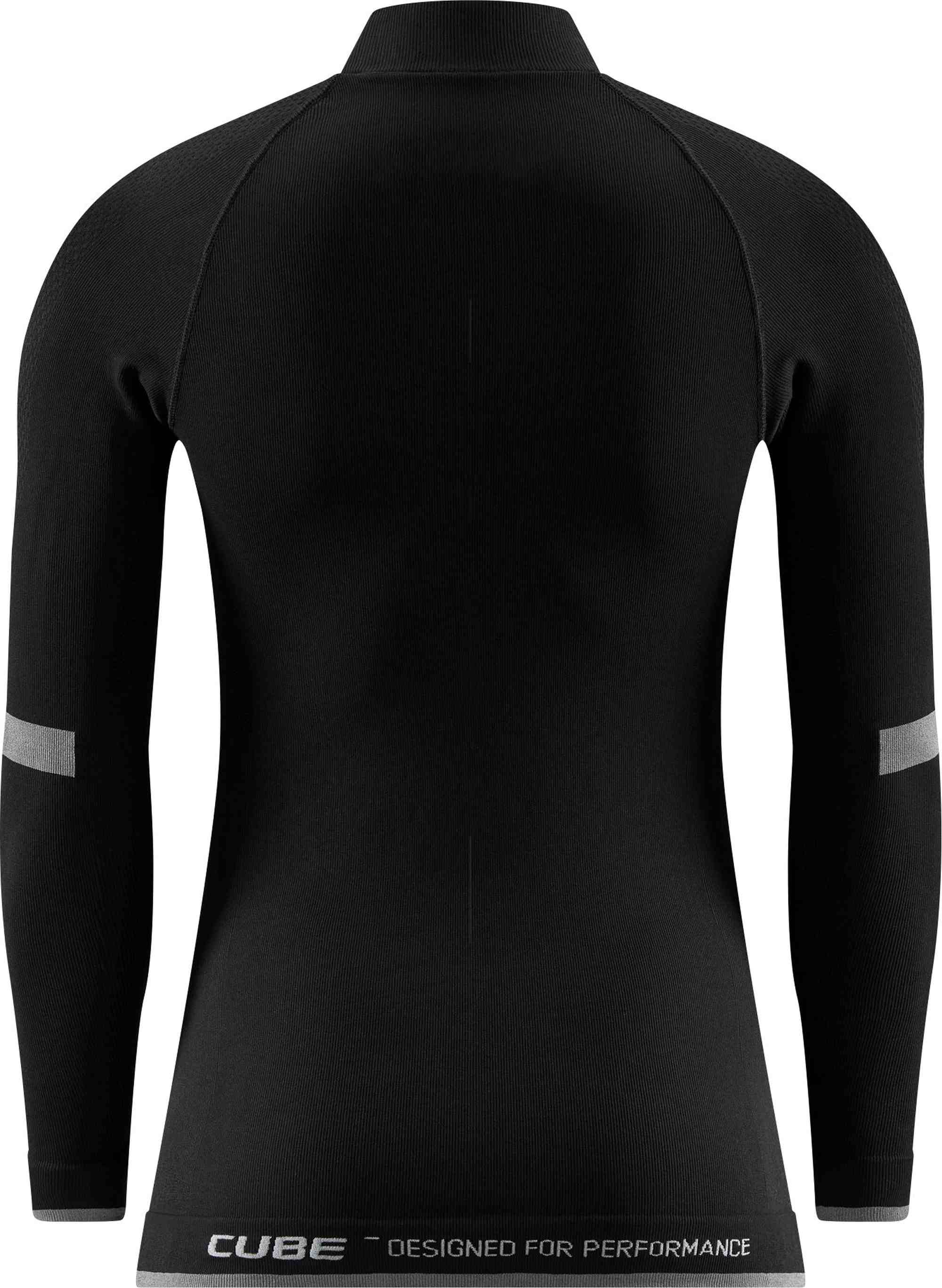 CUBE WS BASELAYER RACE BE WARM L/S BLACK - Image 2