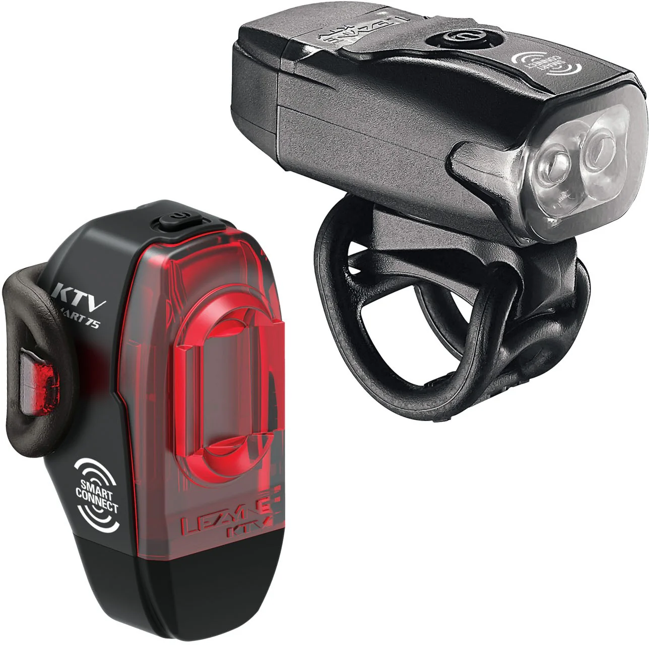 Lezyne Ktv Drive/Ktv Pro Smart Pair 200F/75R Black