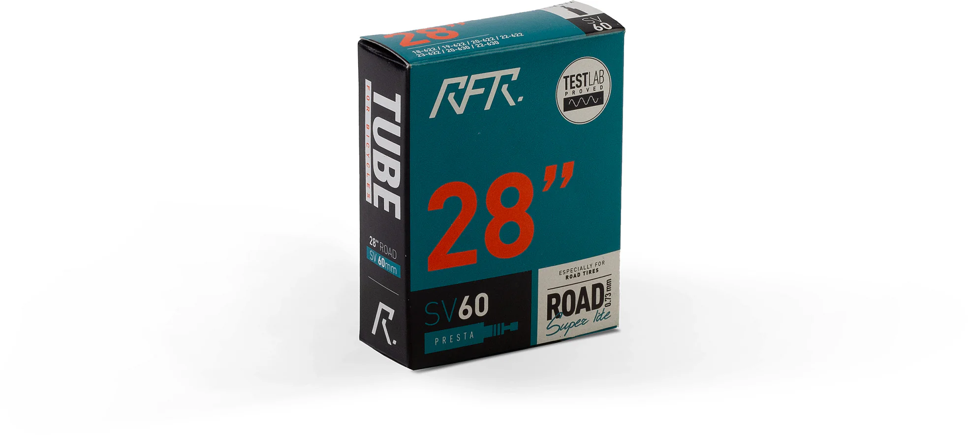 RFR INNER TUBE 28 INCH ROAD SV 60MM SUPER LITE 0.73MM