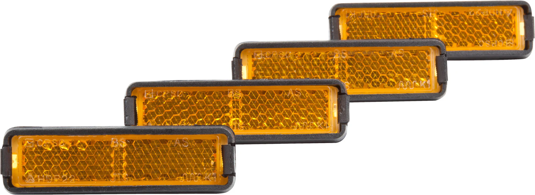 RFR Pedal Reflector Set Orange - Image 2