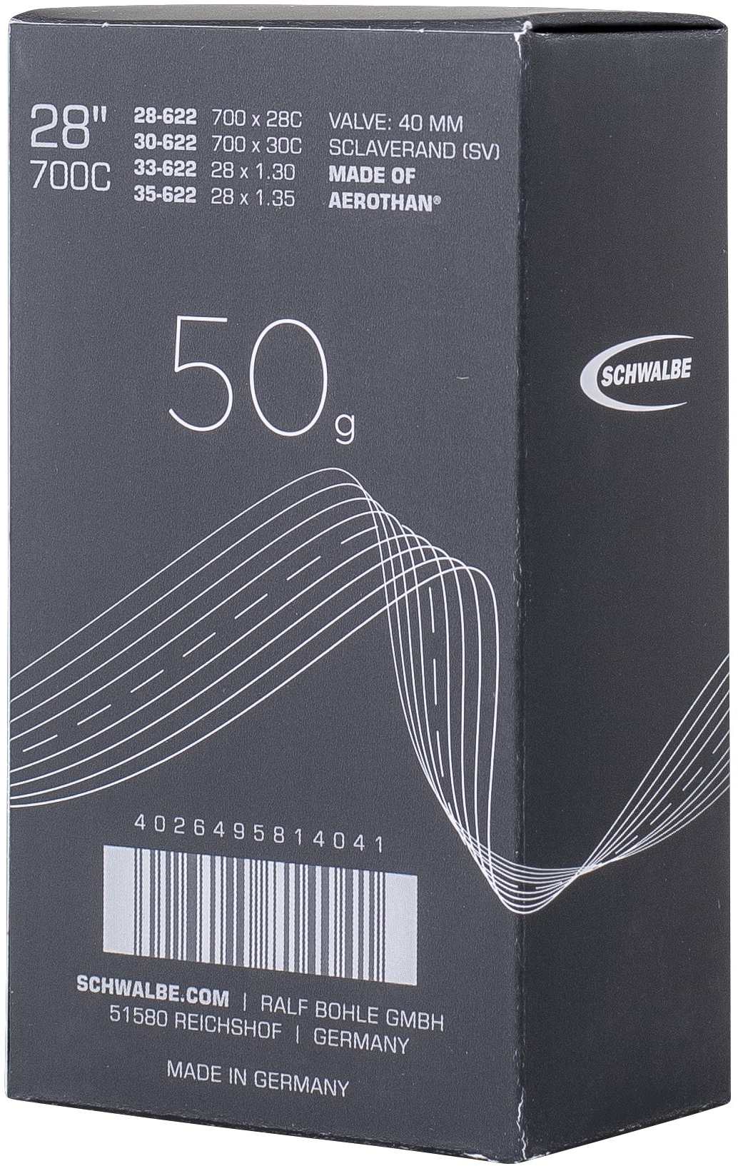 Schwalbe Inner Tube Sv16E Aerothan 28/35-622 40Mm - Image 2