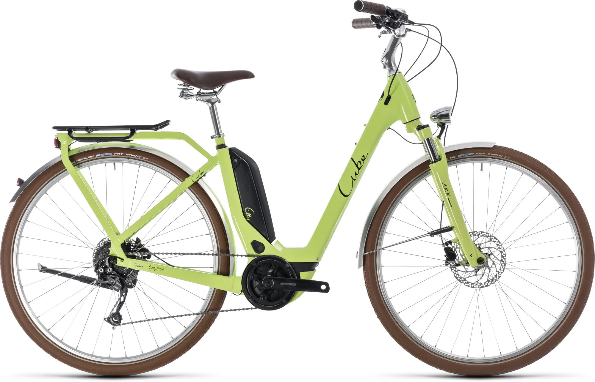Scratch And Dent: CUBE Elly Ride Hybrid 500 Green/Black 2019